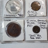 Image 6 : Binder Page of Assorted Tokens/Medals: Mardi Gras, Mason's, Railways Tokens, & More!