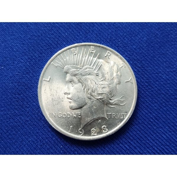 1923 90% Silver Peace Dollar in Excellent Condition