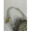 Image 4 : Sterling Collection Unique Purse - Beaded Change Purse - Mirror inside - Wayne Kleski - 635 Grams 