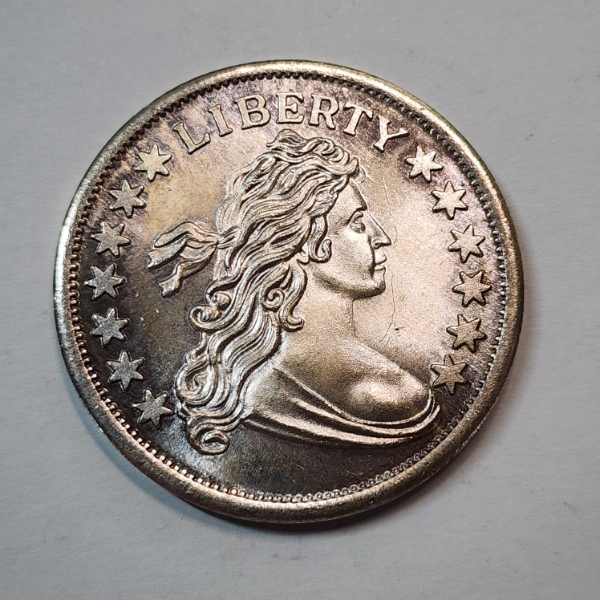 Capped Bust Design One Troy Ounce .999 Fine Silver Round