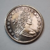 Image 1 : Capped Bust Design One Troy Ounce .999 Fine Silver Round