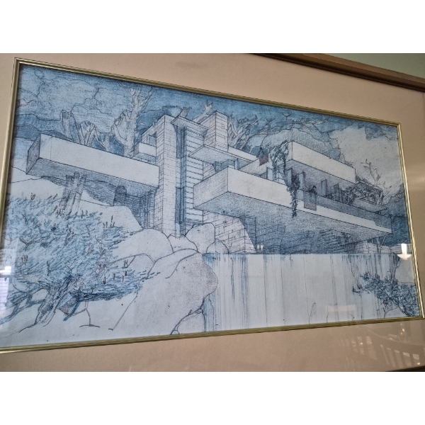 PICKUP IN NORTHFIELD - Large Framed Print As Shown - 44 x 30 Overall - Image Is 30" x 17"