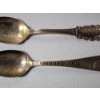 Image 3 : x2 Alliance Ohio High School Collectible Souvenir Spoons TW: 35.8g