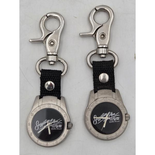 Two Matching Mens Clip On Watches