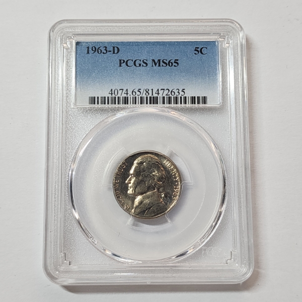 PCGS MS65 United States 1963-D Jefferson Nickel