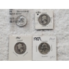 Image 1 : Assortment of 90% Silver US Treasury Quarters - AFV $1