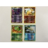 Image 1 : Lot of 4 Vintage Reverse Holo Pokemon Trading Cards