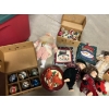 Image 2 : *Pick Up At Mantua Home-No Shipping Available*  Box of Christmas Decor - Ornaments - Dolls - Santa -