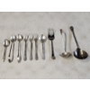 Image 1 : 10 Pieces of Silverplated Silverware (573.5g)