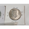 Image 3 : Three 40% Silver Kennedy Half Dollars: 1966, 1976-S Bicentennial, 1967 FV $1.50