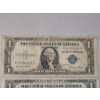 Image 3 : (5) Assorted United States $1 Silver Certificates - 1935 E, 1935 F, 1935 H, 1957 B - Face Value: $5