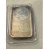 Image 1 : Vintage 5 Ounce .999 Fine Silver Troy Ounce Bar - Tested & Authenticated - Toned