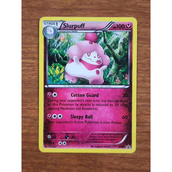 Slurpuff XY15 Black Star Promo Holo Rare Vintage 2014 Pokemon Trading Card