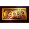 Image 2 : Pure 24k .999 Gold Foil NIPPON "SAILOR MOON" Note - Mint - NEW SERIES - Processed in Pure GOLD