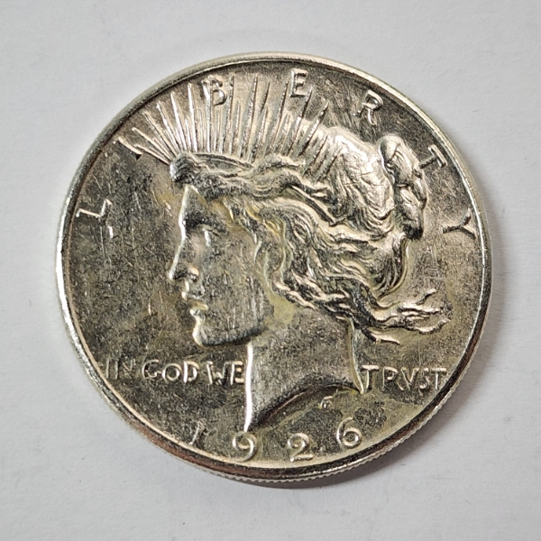 United States 1926-S Silver Peace Dollar - 90% U.S. Silver Coin