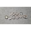 Image 2 : Assorted Style Sterling Silver Rings With White Stones -Mostly Size 8 - Total Weight: 41.3g