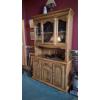 Image 2 : Louisville Home Pickup - Fantastic Maple Wood Hutch / Curio Cabinet - 48" W x 76" Tall -Perfect Cond