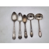 Image 1 : x5 Assorted Vintage Sterling Silver Spoons Total Weight: 102.0g
