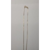 Image 5 : 14K Gold Pendant On 14K Gold Serpentine Chain - Weight: 1.4g
