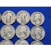 Image 3 : x28 Assorted Years 90% Silver Washington and Standing Liberty Quarters FV: $5.75