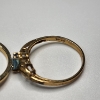 Image 5 : Two Gorgeous 10K Yellow Gold Rings Sizes ~6-7 - TW: 4.1g