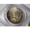 Image 5 : NICE 1885-O Morgan Silver Dollar Graded MS63 by PCGS FT. Extraordinary Rainbow Toning on Reverse 