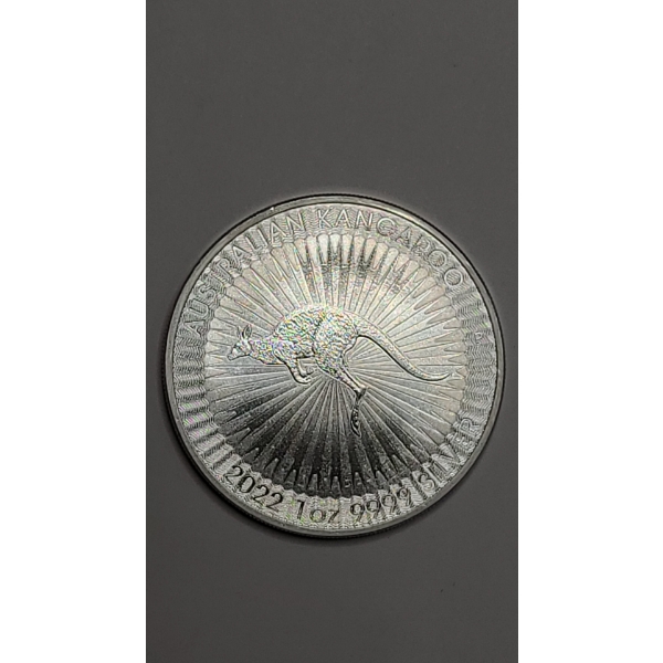 2022 Australian Kangaroo 1 oz .9999 Fine Silver Coin