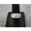 Image 1 : Two 14K Gold Rings - One Ft. Authentic Small Diamond - Weighs 3.2 Grams Total - Approx. Size 6/6.5