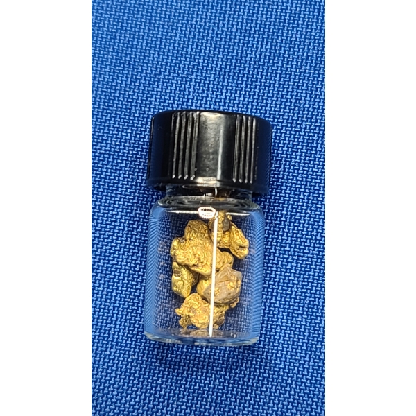 Small Vial Of Gold Nuggets 