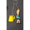 Image 2 : Collectible Beavis And Butthead/Pikachu Keychain Figure & Vileplume Pokémon Pencil Sharpener