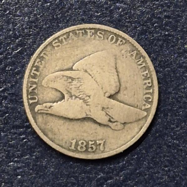 RARE 1857 Flying Eagle 1 Cent - See Pictures For Condition