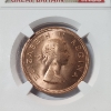 Image 2 : NGC Genuine 1953-1960 S. Africa Penny Queen Elizabeth II