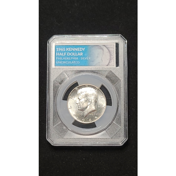 Collector's Alliance 1965 Philadelphia 40% Silver Uncirculated Kennedy Half Dollar