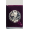 Image 4 : 1993-P United States 1 Troy Oz .999 Fine Silver Proof American Eagle In Original Box With COA 