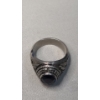 Image 7 : United States Air Force Military Ring With Blue Stone- Size 13 
