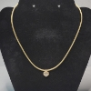 Image 1 : Gorgeous 10K Yellow Gold 17" Necklace with Heart Pendant - TW: 6.0g