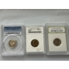 Image 1 : Lot Of 3 Graded Nickels Including Proof - All In Cases - Mint Condition