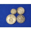 Image 2 : 4 - Assorted Silver Foreign Coins - See Description!