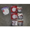 Image 1 : All New! 4 Smoke Alarms & 3 Adapters