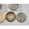 Image 5 : Assorted 90% Silver Half Dollar Coins:  Walking Liberty, Kennedy, Franklin 