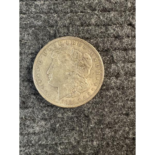 90% Silver - 1921 Morgan Silver Dollar - One Dollar