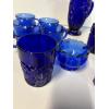 Image 2 : Blue Glass Dishware Collection - Pitcher - Teacups - Cups - Dishes