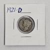 Image 1 : 1921-D United States Mercury Head Winged Liberty Dime 90% Silver Key Date Coin