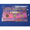 Image 1 : Vintage American Coins: 1904 Indian Head Penny, 1901 Liberty Head Nickel, 1907 Barber Silver Dime