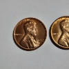 Image 3 : TWO United States GEM RED Brilliant Uncirculated Lincoln WHEAT Pennies ~ 1955-S & 1957-D