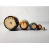 Image 4 : Hand-Painted Wood 5 Piece Russian Nesting Dolls - Excellent Condition