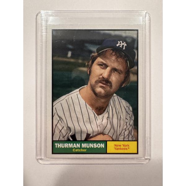 2024 Topps Archives Thurman Munson Baseball Card - High Grade Card - Mint Condition