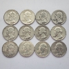 Image 1 : $3.00 Face Value of Assorted Years U.S. Washington 90% Silver Quarters