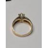 Image 9 : 14K Gold Engagement Ring With 1.00ct Round Brilliant Cut Diamond With GIA Paperwork - Weight: 6.4g