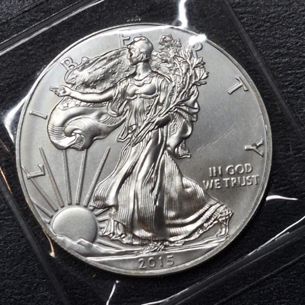 2015 United States Silveer 1 Oz .999 Silver Eagle Uncirculated - See Pics